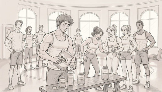 athletes supplements gym