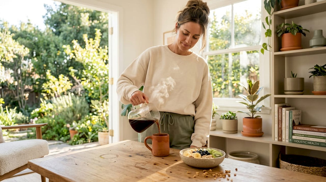 Morning kitchen routine for natural energy