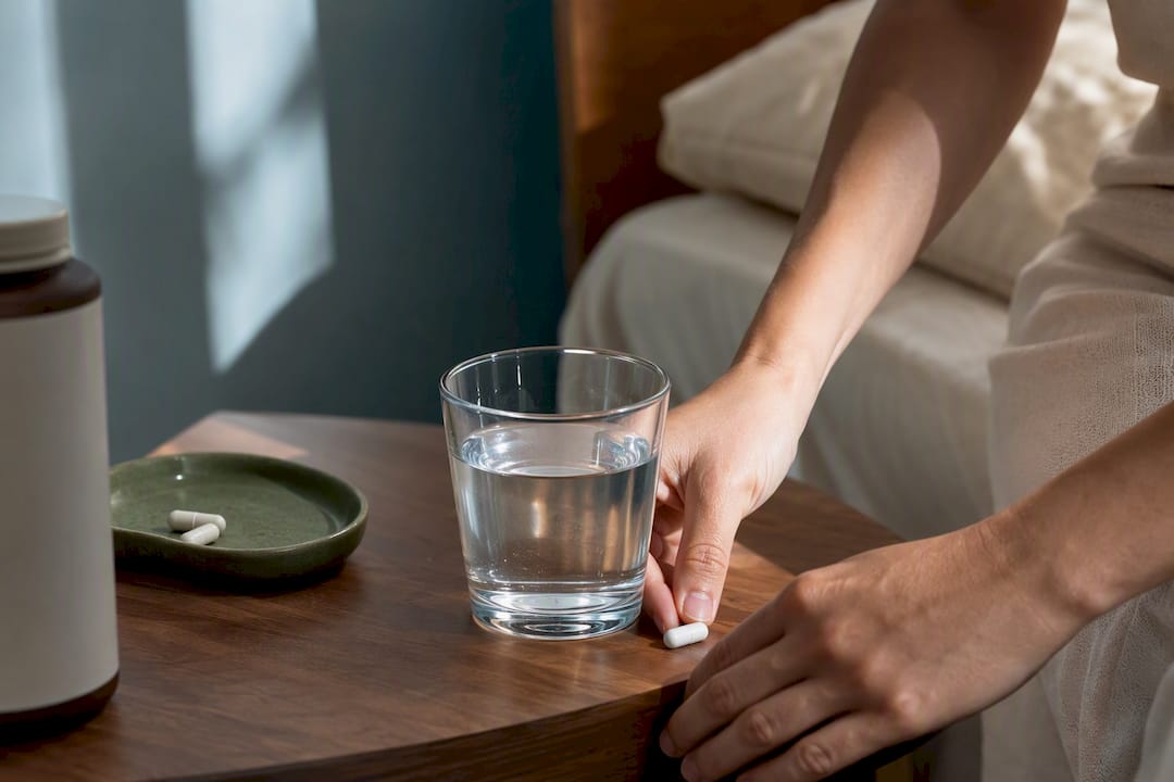 Anonymous magnesium dose beside water