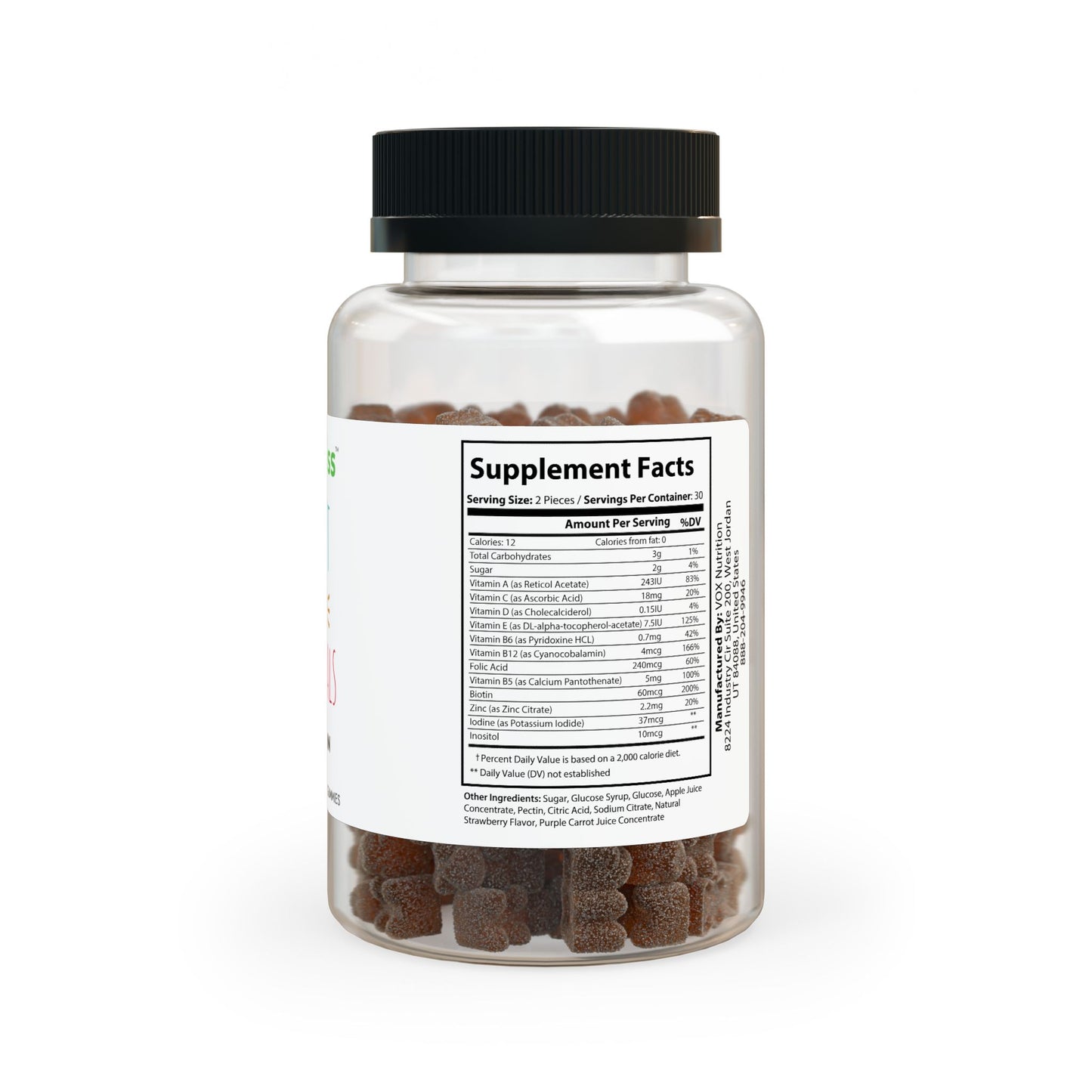 Nutribliss Multivitamin Gummies for Adults (60 Gummies)