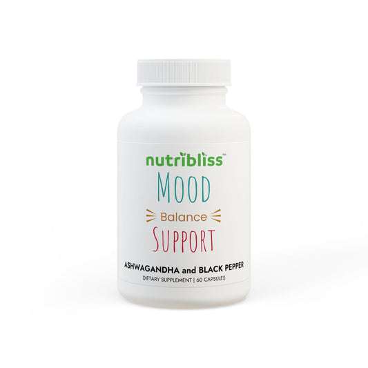 Nutribliss Ashwagandha and Black Pepper Supplement (60 capsules)