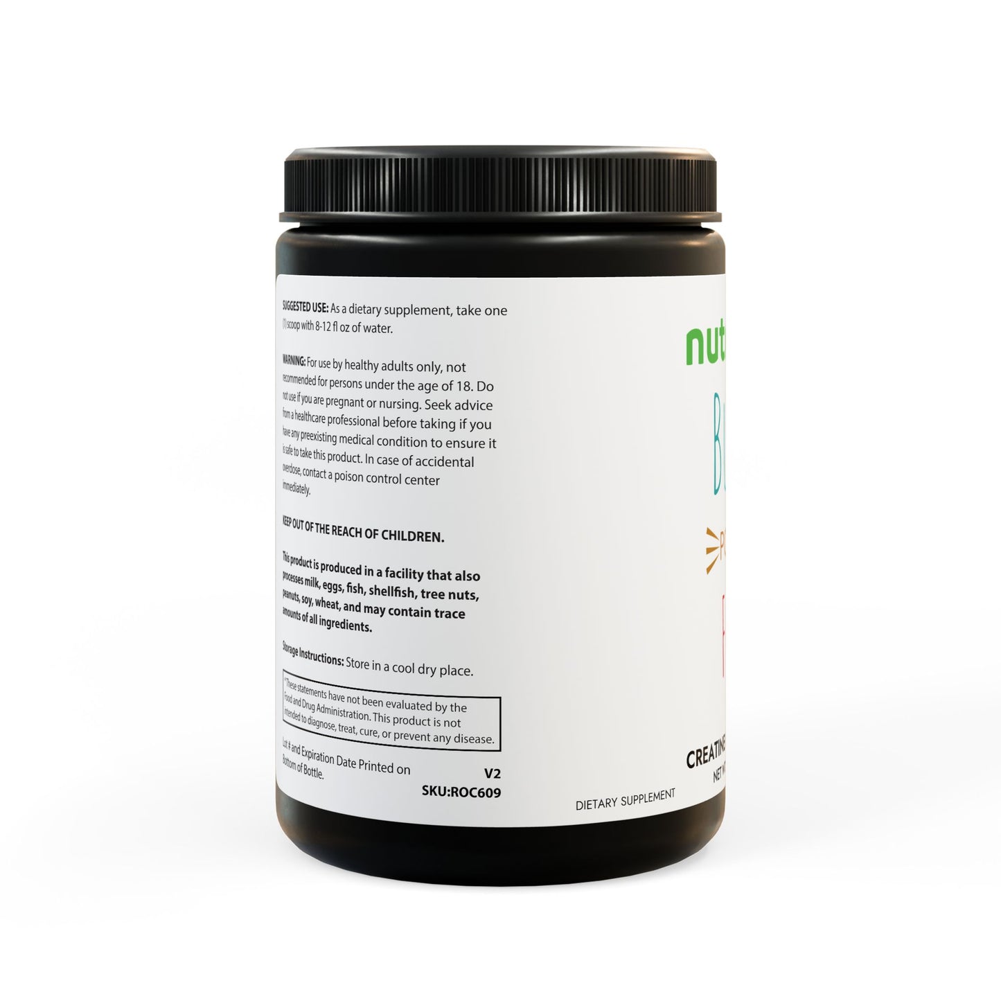 Nutribliss Creatine Monohydrate Supplement (300g, 10.58oz)