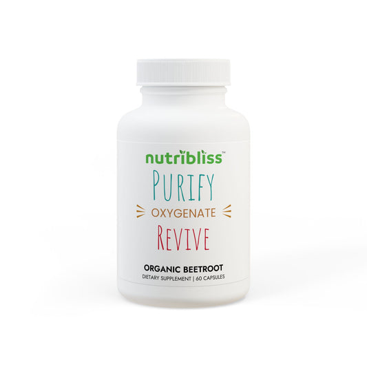 Nutribliss Organic Beetroot Supplement (60 Capsules)