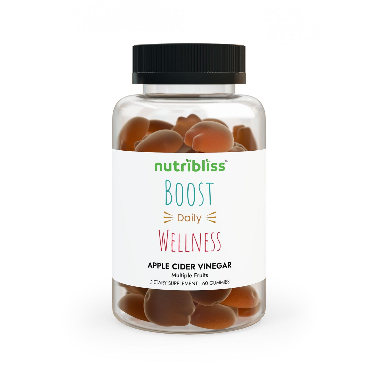 Nutribliss Apple Cider Vinegar Gummies (60 Gummies)