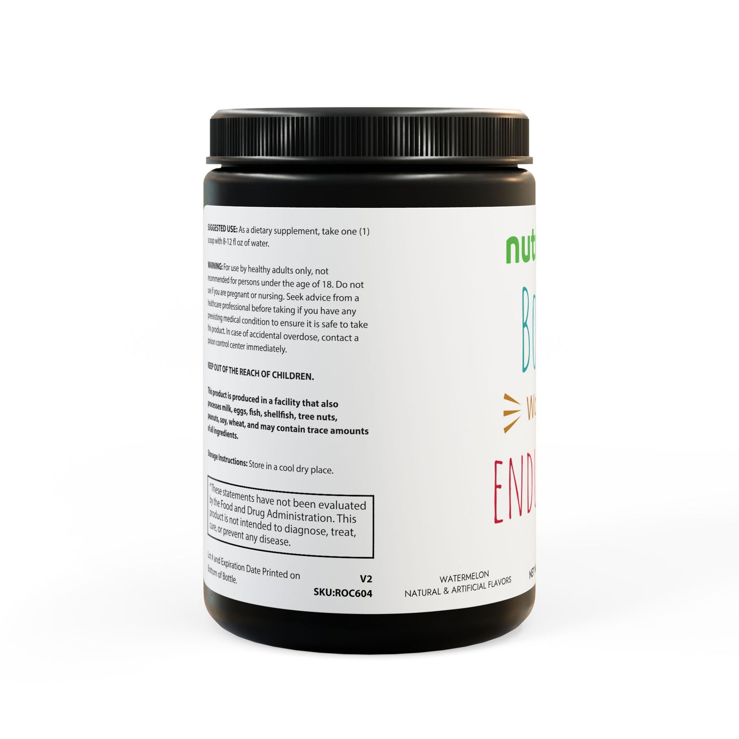 Nutribliss BCAA Supplement, WaterMelon (325g, 11.46oz, 50 servings)