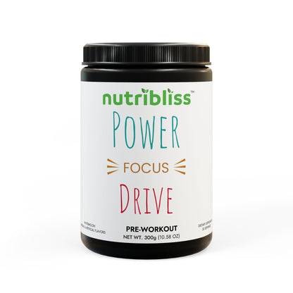 Nutribliss Pre-Workout Supplement, Watermelon (300g, 10.58oz)