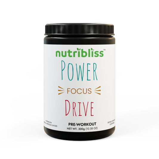 Nutribliss Pre-Workout Supplement, Watermelon (300g, 10.58oz)