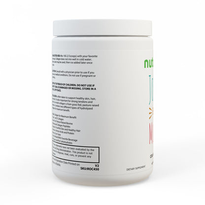 Nutribliss Grass-Fed Collagen Peptides Type I & III Supplement (350g, 12.3oz)