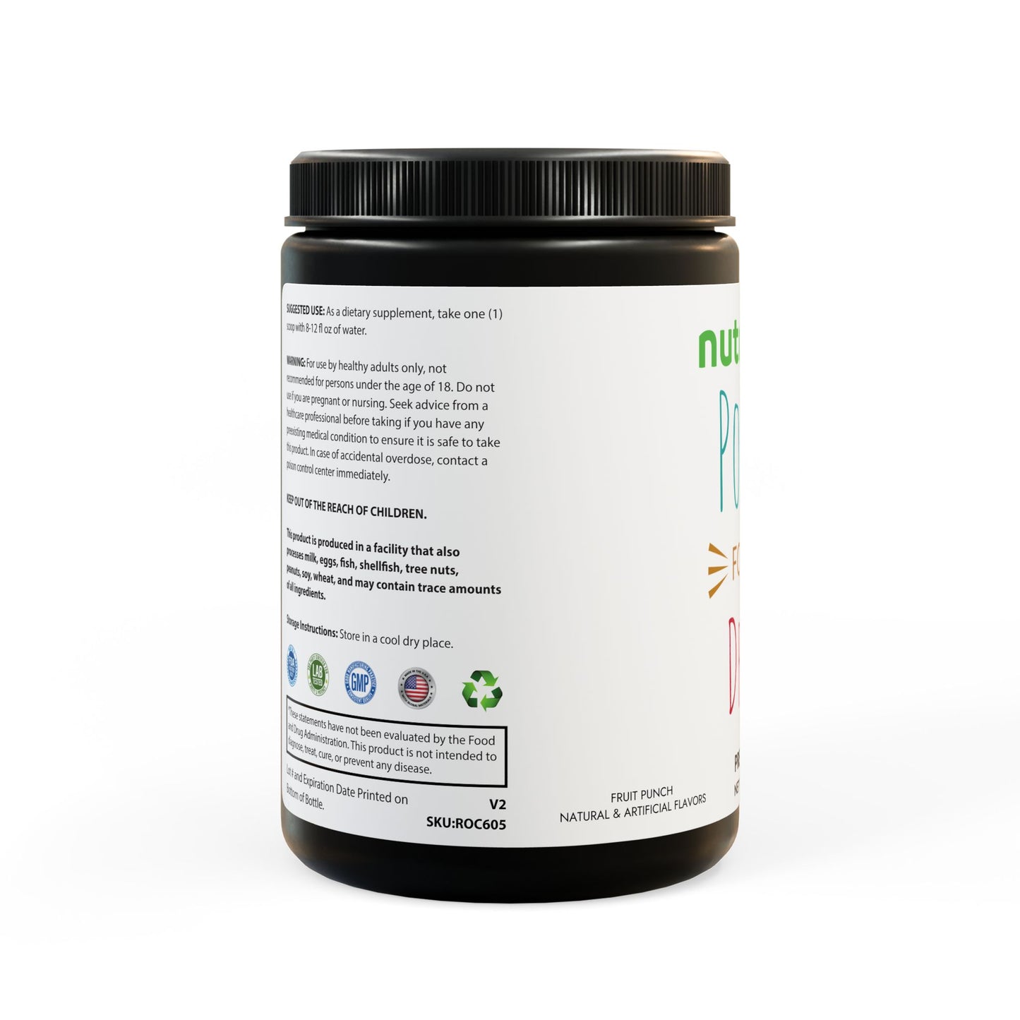 Nutribliss Pre-Workout | Fruit Punch Supplement for Energy & Pump