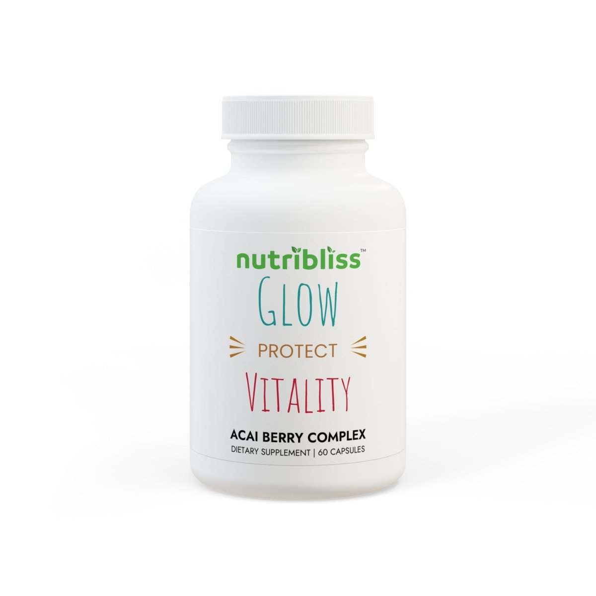 Nutribliss Acai Berry Complex Supplement bottle front