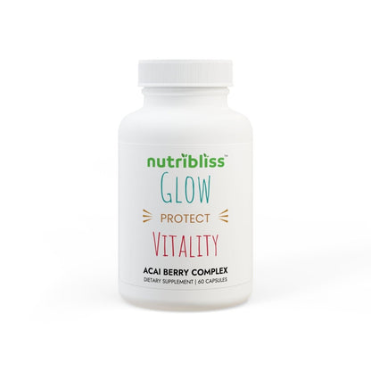 Nutribliss Acai Berry Complex Supplement bottle front