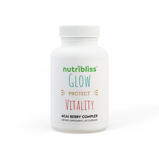 Nutribliss Acai Berry Complex Supplement bottle front