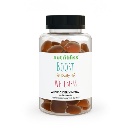 Nutribliss Apple Cider Vinegar Gummies  bottle front