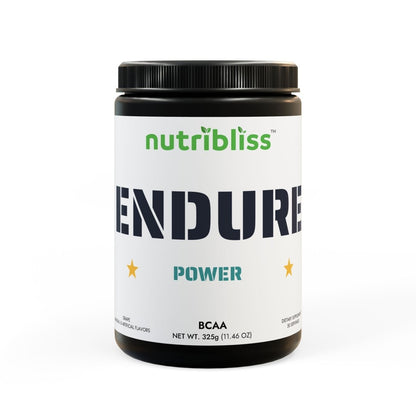 Nutribliss BCAA Supplement, Grape (325g, 11.46oz, 50 servings) jar front