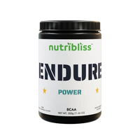 Nutribliss Endure Power BCAA supplement container without background