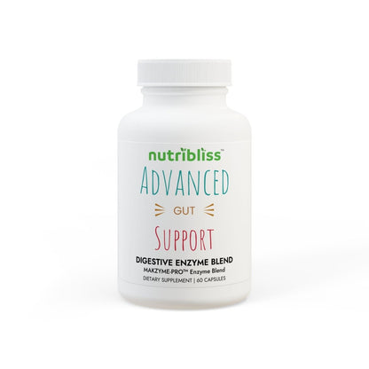 Nutribliss Digestive Enzyme Blend with Makzyme-Pro™ Supplement bottle front