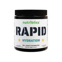Nutribliss Rapid Hydration supplement container without background