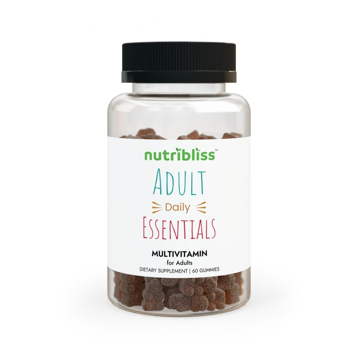 Nutribliss Multivitamin Gummies for Adults bottle front