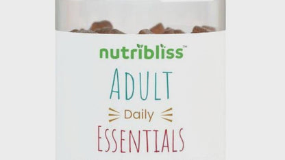 Nutribliss Adult Daily Essentials multivitamin gummies video